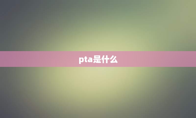 pta是什么