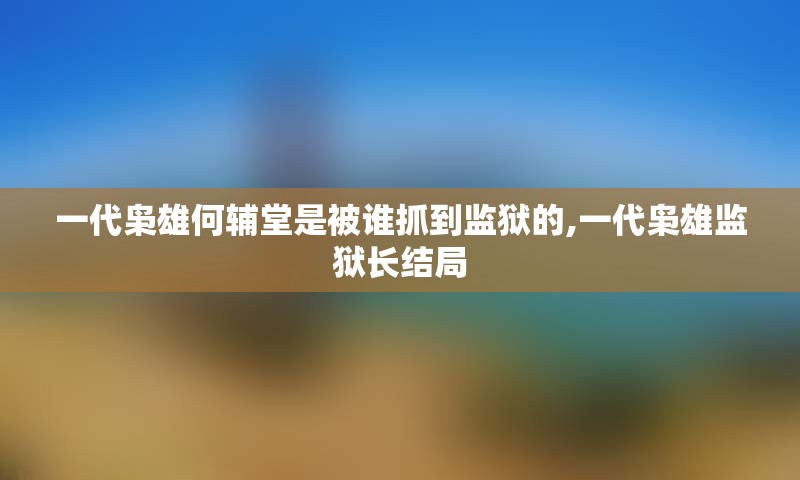 一代枭雄何辅堂是被谁抓到监狱的,一代枭雄监狱长结局