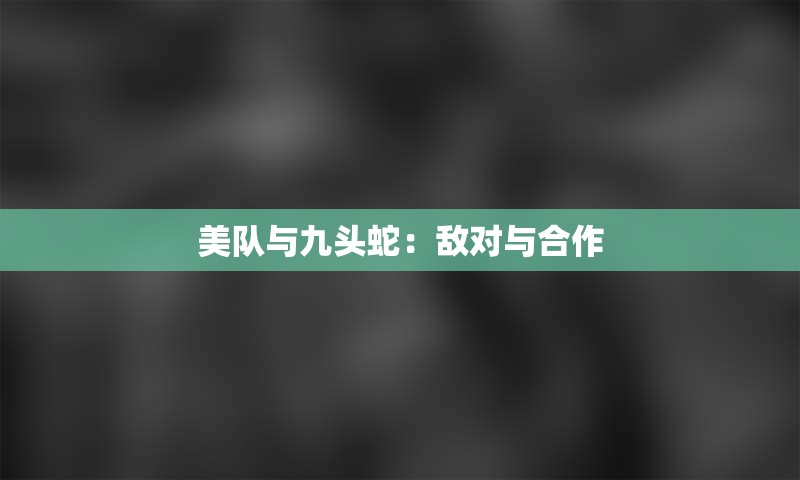 美队与九头蛇：敌对与合作